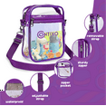 thumbnail image 3 of Contixo 10-Inch Clear Bag, Stadium Approved Clear Crossbody Bag with Adjustable Shoulder Strap, Purple, 3 of 4