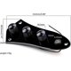 thumbnail image 3 of Vintage Smooth Surface Pre Loaded Prewired Control Plate with Switch Knobs - Bass Replacement, 3 of 5