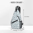 thumbnail image 2 of Lsque Polar Bears And Snowy Winter Pattern Cross Chest Bag Diagonally – Premium Durable Front Chest Sling with Adjustable Padded Strap, High-Capacity Storage, 2 of 8