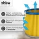 thumbnail image 2 of 2-Pack Pleated Filters Compatible with Lavor GBX 32, GBX 22, GN 32, GN 22, Ashley 300, Ashley 100 Vacuum Cleaner Cartridge Filters Blue Yellow, 2 of 5