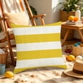 thumbnail image 4 of Funda de almohada impermeable para exteriores con estampado geométrico de rayas,cojín decorativo para sofá,silla o terraza,ideal para el hogar,patio o balcón., 4 of 6