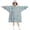 Alien and Rocket Pale Blue Pattern, variant on Alien and Pizza Bright Green Pattern Lamb Fleece Blanket Hoodies for Teens ,Teens Oversize Sherpa Wearable Hooded Blanket Sweatshirt with Super Pockets