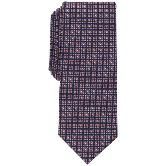 Bar Iii Men’s Markey Medallion Tie, Purple