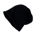 thumbnail image 1 of Gorro holgado para hombre, cómodo, de moda, estilo hip hop, tejido elástico, gorro con forma de Negro, 1 of 8