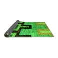 thumbnail image 2 of Ahgly Company Indoor Rectangle Abstract Green Modern Area Rugs, 3' x 5', 2 of 4