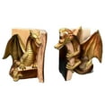 thumbnail image 3 of Sujetalibros decorativos de dragón, estatua de dragón, decoración de animales, divisor de libros, soporte decorativo, decoración de estante, tapón de, 3 of 8
