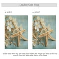thumbnail image 2 of 12x18 inch Double-Sided Garden Flags Banners Vibrant Outdoor Decor for House Patio Outdoor Starfish with Flowers, 2 of 6