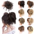 thumbnail image 1 of Chignon Désordonné Pièce de Cheveux Extension de Cheveux avec Bande Élastique Chignon Ondulé Extensions de Cheveux Synthétiques Chouchous Chignons Postiche pour Femmes, 1 of 7