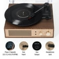 thumbnail image 3 of Crosley Miles Record Player with Speakers and Wireless Bluetooth - Audio Turntables, 3 of 20