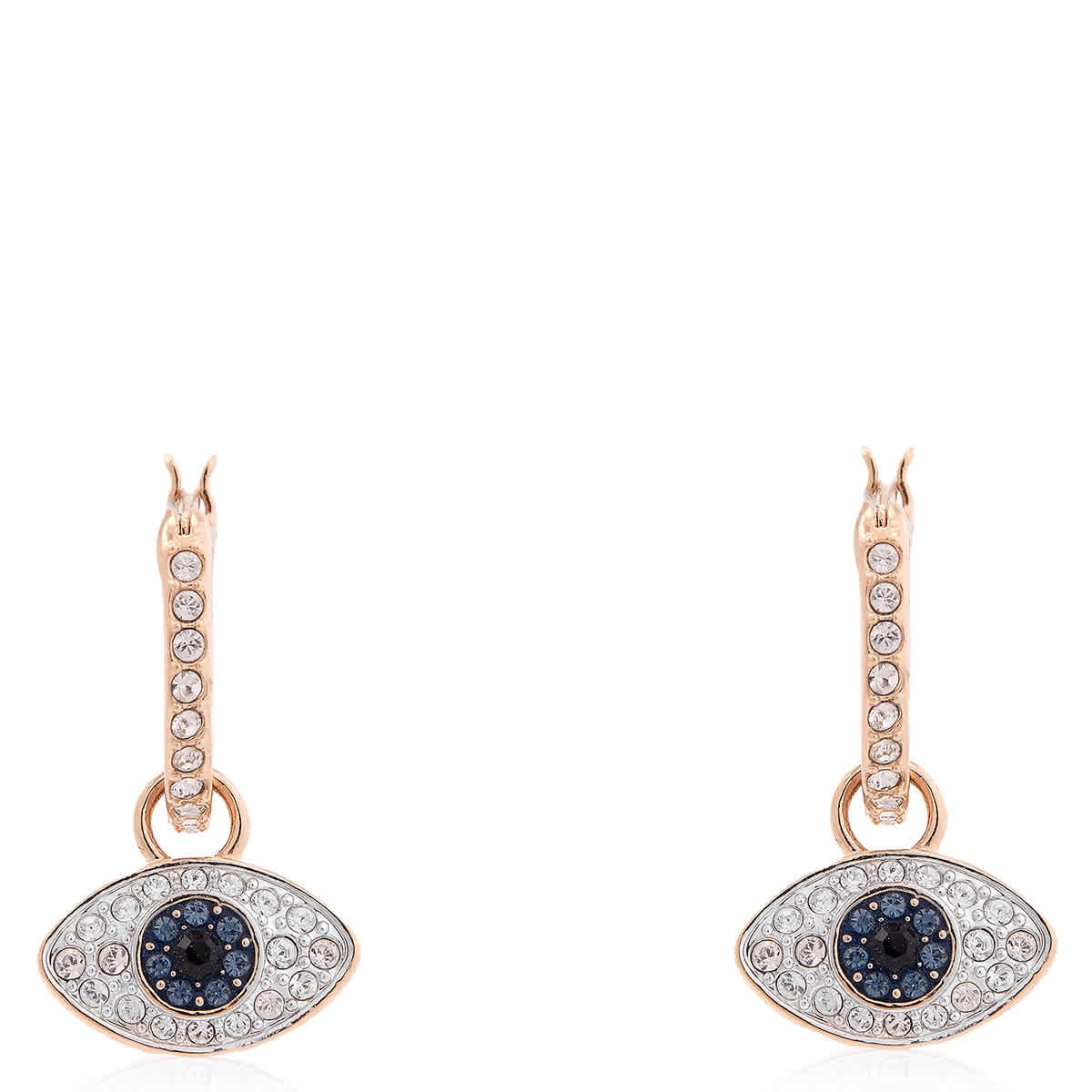 Swarovski Lifelong Heart Crystal Drop Earrings, Sparkly White
