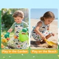 thumbnail image 6 of JoyStone 18 PCS Kids Gardening Tool Set with Dinosaur Apron, Watering Can & Sprinkler Head, Tote Bag, Gloves, Shovel & Rake, Outdoor Gift for Boys & Girls Ages 3+, 6 of 10