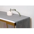 thumbnail image 3 of GFDYREE Linendo Hemstitch Linen Table Runner 14x90 Inches Long - Taupe Grey, 100% Pure Linen Fabric Tabletop Deco for Wedding,Party,Home, 3 of 4