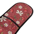 thumbnail image 2 of Dailycode Double Sided Oven Mitt with Loop Heat Resistant Kitchen Long Potholders 7" x 35" Cherry Bow with Daisy Flower, 2 of 6
