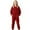 Red, variant on REDARER Toddler Lined Romper Jumpsuit with Grip Soles, Warm Soft Outfit for Boys Girls Indoor Outdoor Comfort,7-8 Years