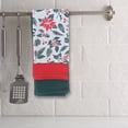 thumbnail image 2 of Kitchen Towel (Set Of 3 Pcs) (Mistletoe Poinsettia), 2 of 3