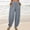 Gray, variant on Lolmot Womens Cotton Linen Lightweight Harem Pants Baggy Tapered Jogger Pants Solid Color Comfy Casual Beach Trousers with Pockets