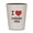 White/Black, variant on CafePress - I Heart Jackson Hole - White Shot Glass, Unique and Funny Shot Glass