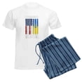 thumbnail image 6 of CafePress - Ukrainian Lover I Stand With Ukraine Pajamas - Men's Light Loose Fit Cotton Pajama Set, 6 of 7