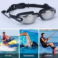 thumbnail image 2 of Gafas de natación HD antivaho galvanizadas para adultos, gafas de silicona impermeables para hombres y mujeres., 2 of 5