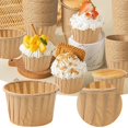 50PCS Baking Cup Ccakes High Temperature Oven Cup Paper Support Large