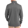 thumbnail image 2 of Men's-Cutter & Buck  Gray Minnesota Golden Gophers DryTec Traverse Stretch Eco Tri-Blend Quarter-Zip Pullover, 2 of 2