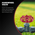 Qtmnekly Replacement Gate Valve Handwheel in External Metal Faucet Pipe