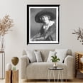 thumbnail image 4 of Historic Framed Print, [Miss Dahlman, half-length portrait], 17-7/8" x 21-7/8", 4 of 9