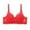 Women's Bras Red, variant on Womens Full Coverage Bras, Push Up Bra for Women, Lace Bras with Underwire Cups, Comfort Padded T-Shirt Bra Add One Cup Full Support Everyday Bras S-4XL