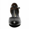 thumbnail image 2 of Womens T-Strap Latin salsa Ballroom Dance Heels Black Character Shoes Prom Wedding Dress Pumps, Black 5 M US, 2 of 7