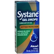 Systane Liquid Gel Lubricant Eye Drops 10 mL (Pack of 2)