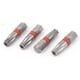 thumbnail image 1 of Punta de destornillador de seguridad Torx T30 magnética de vástago hexagonal gris 4 piezas, 1 of 4