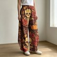thumbnail image 2 of Bovemsi Womens Sweatpants Wide Leg Barrel Baggy Trousers, Elastic High Waist Casual Pants With Pockets Fashion Outfits Clothes XXL Multicolor, 2 of 4