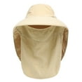 thumbnail image 1 of Protección solar UV para exteriores, impermeable, transpirable, con solapa para el cuello y la cara, sombrero plegable para el sol para hombres y mujeres MFZFUKR BST3012249-2, 1 of 6