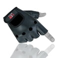 thumbnail image 3 of Men's Leather Driving Gloves Fingerless Bus Driver Gloves Vegan Pu Leather Half Finger Fashion Classic Gloves New Black-S, 3 of 5