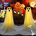 thumbnail image 1 of Guirnalda de luces Jokosis Spooky Ghost para decoración de Halloween, paquete de 2, 1 of 8