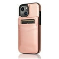thumbnail image 6 of SaniMore for iPhone 14 6.1" 2022 Case, Card Slots Case with Flip Kickstand Premium Leather Magnetic Clasp Anti-scratch Anti-drop Heavy Duty Protective Case for iPhone 14 6.1" 2022 Release, Rosegold, 6 of 14