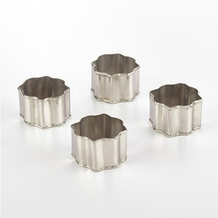 

SARO NR697.S Collection Classic Design Napkin Ring Silver - Set of 4