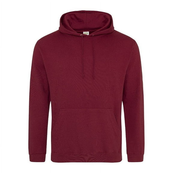 Men's 80/20 Midweight College Hooded Sweatshirt - BURGUNDY - 2XL
