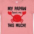 thumbnail image 4 of Inktastic My Papaw Loves Me Boys or Girls Baby T-Shirt, 4 of 5