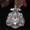 thumbnail image 2 of Tibetan Garuda Ghau Box Pendant Openable Locket Necklace Ethnic Amulet Jewelry for Men Women Spiritual Gift Accessory, 2 of 6