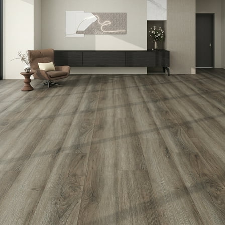 48"x7.2" SPC Composite Flooring; 10 Planks/Box (23.9 sq. ft/Box); 6mm Thick with 1mm IXPE Backing; 20 mil Wear Layer; Ultra-Quiet and Slip-Resistant