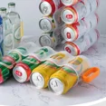 thumbnail image 6 of Refrigerated Can Rack Fridge Beer Storage Box Drink Organizer Shelf Hand-held  Home Kitchen Beverage Drink Can Storage Box (Orange color), 6 of 7