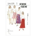 thumbnail image 2 of Kwik Sew K3195 Jupes Motif de Couture, Taille TP-S-M-L-TG, 2 of 4