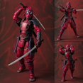 thumbnail image 1 of Figura de la serie samurái de Marvel para niños, estatua de Ironman, Deadpool, articulaciones móviles, modelo coleccionable, juguete de escritorio, regalo de cumpleaños y Navidad, 1 of 5