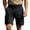 hgg169-Black, variant on Men's Solid Color Button Front Cargo Pants Relaxed Fit Utility Pocket Casual Work Trousers
