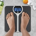 thumbnail image 6 of Weight Watchers by Conair Carbon Fiber BMI Digital Glass & Chrome Scale WW346Z, 6 of 11