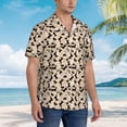 thumbnail image 5 of Balery Dachshund Dog Puppy Print Men's Hawaiian Shirts Short Sleeve Beach Shirt Relaxed Fit Vacation Button Down Shirts-Large, 5 of 9