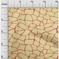 thumbnail image 1 of oneOone Cotton Jersey Pale Yellow Fabric Giraffe Animal Skin Sewing Craft Projects Fabric Prints By Yard 58 Inch Wide, 1 of 4