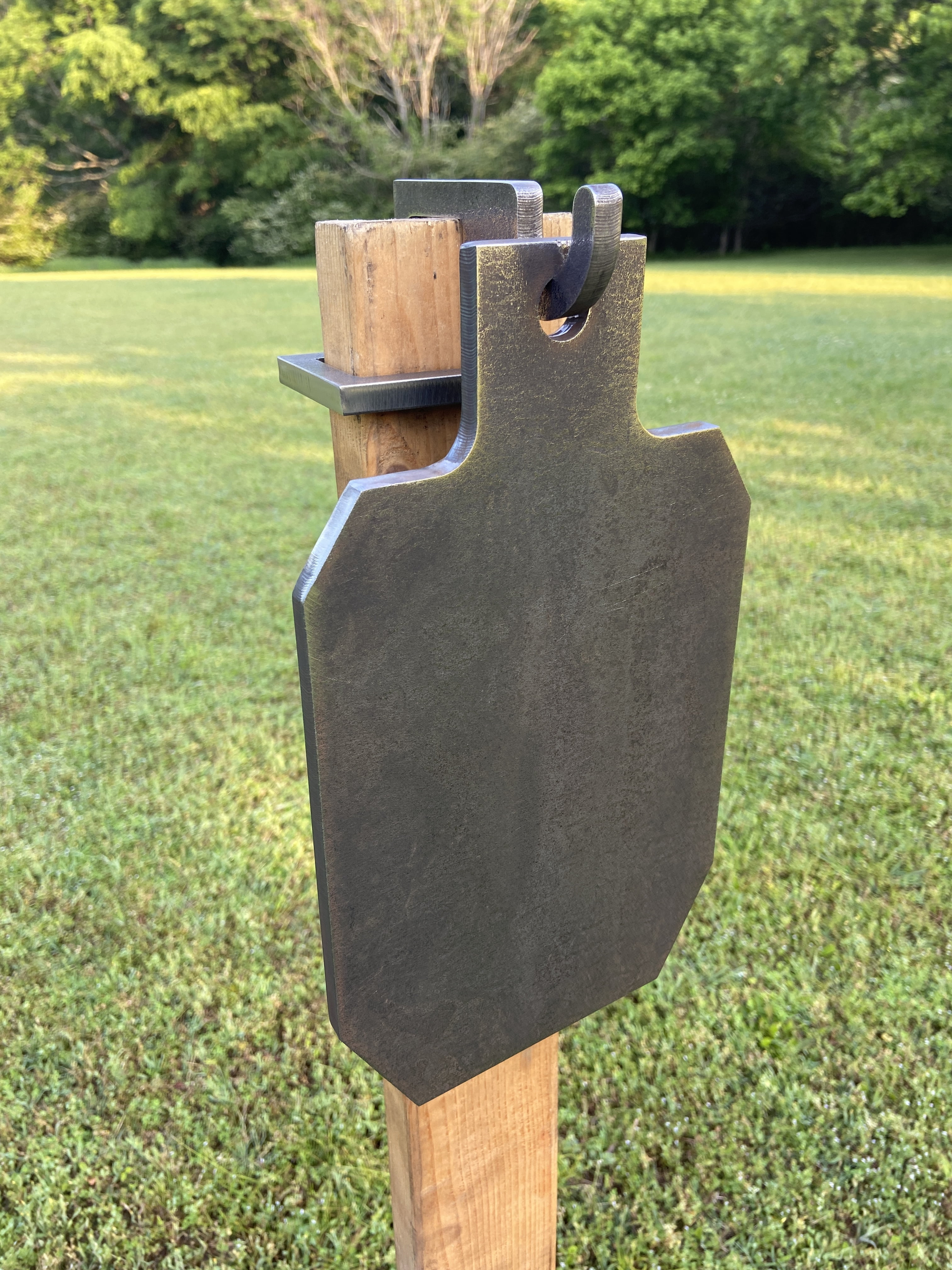 Magnum Target AR500 Hardened Steel Shooting Target 2x4 Hook-1pc NRA Metal Gong Range Target - 2x4HOOK1AR500