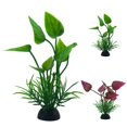thumbnail image 3 of Planta acuática Artificial, planta de acuario falsa de plástico realista, planta de pecera, 3 of 8
